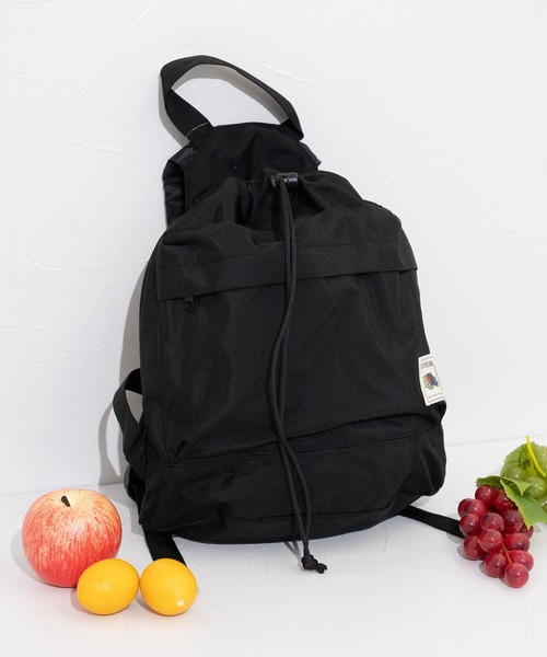 FRUIT OF THE LOOM(フルーツオブザルーム)の「【FRUIT OF THE LOOM】FTL COLOR PURSE BACKPACK / バックパック / 巾着(バックパック/リュック・メンズ・ブラック/カーキ/ピンク/ベージュ/グレー・FREE)」の15枚目の写真