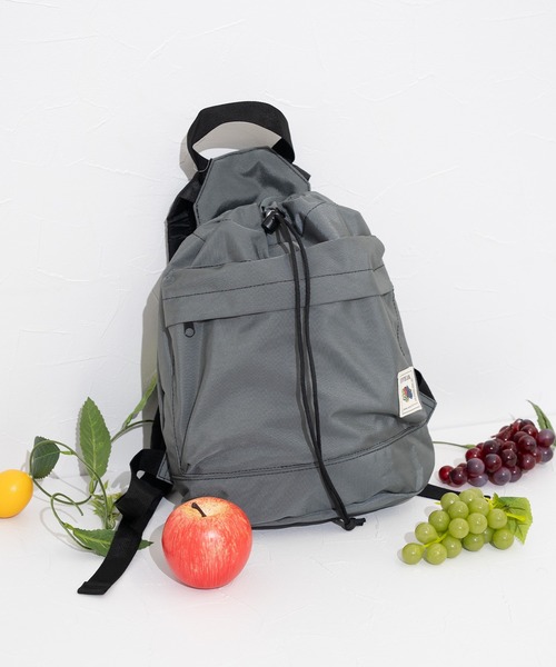 FRUIT OF THE LOOM(フルーツオブザルーム)の「【FRUIT OF THE LOOM】FTL COLOR PURSE BACKPACK / バックパック / 巾着(バックパック/リュック・メンズ・ブラック/カーキ/ピンク/ベージュ/グレー・FREE)」の17枚目の写真
