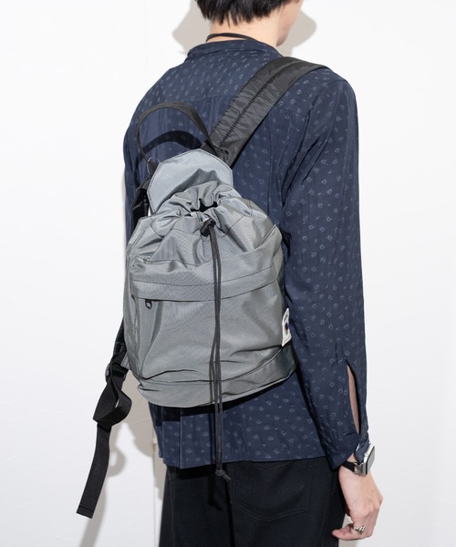 FRUIT OF THE LOOM(フルーツオブザルーム)の「【FRUIT OF THE LOOM】FTL COLOR PURSE BACKPACK / バックパック / 巾着(バックパック/リュック・メンズ・ブラック/カーキ/ピンク/ベージュ/グレー・FREE)」の21枚目の写真