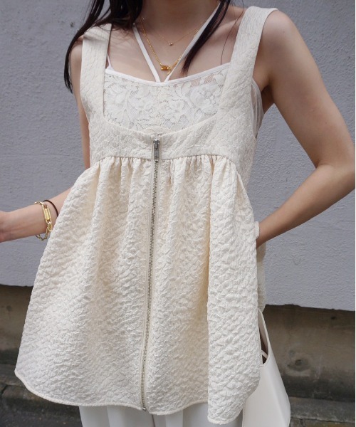 【値下げ】FOIL PRINT BABY TUNIC TOP FOIL PRINT BABY TUNIC TOP（Tシャツ/カットソー）｜Ameri