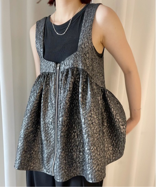 【新品】FOIL PRINT BABY TUNIC TOP （1週間限定出品！） FOIL PRINT BABY TUNIC TOP（Tシャツ/カットソー）｜Ameri