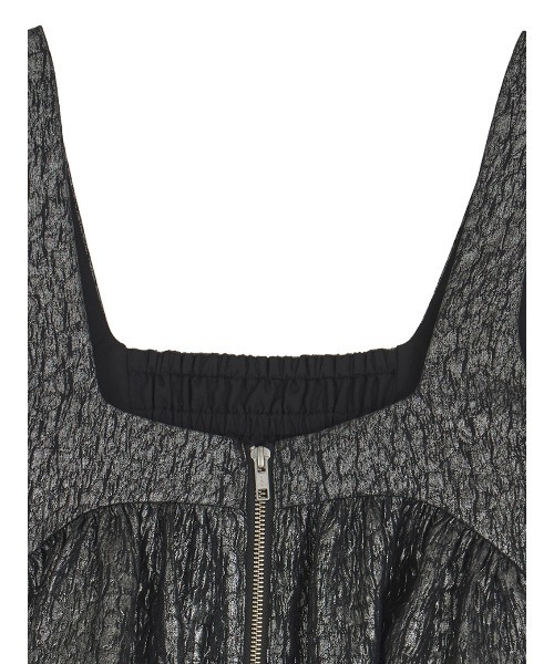 Ameri（アメリ）の「FOIL PRINT BABY TUNIC TOP（Tシャツ