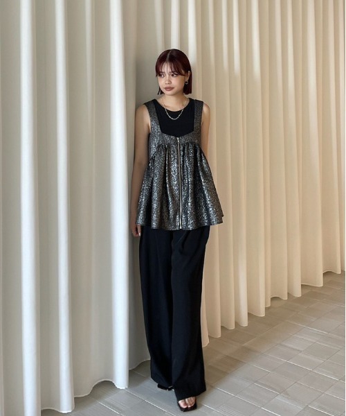 【あき様】FOIL PRINT BABY TUNIC TOP FOIL PRINT BABY TUNIC TOP