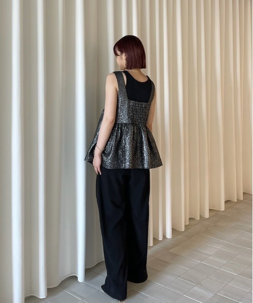 【値下げ】FOIL PRINT BABY TUNIC TOP FOIL PRINT BABY TUNIC TOP（Tシャツ/カットソー）｜Ameri