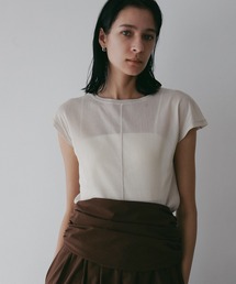 MANOF | TULLE LAYERED TOPS(Tシャツ/カットソー)