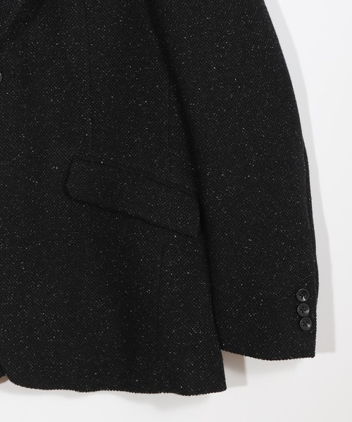 MEN'S BIGI（メンズビギ）の「シルクネップウール絡みジャケット（テーラードジャケット・メンズ・ブラック/ベージュ・04/03/02/01）」の7枚目の写真