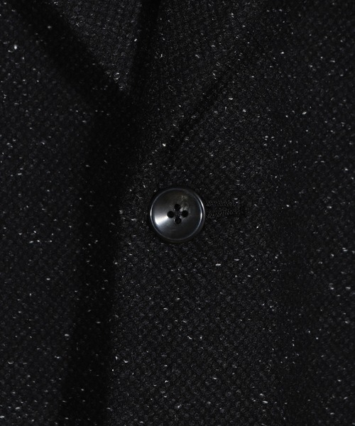 MEN'S BIGI（メンズビギ）の「シルクネップウール絡みジャケット（テーラードジャケット・メンズ・ブラック/ベージュ・04/03/02/01）」の6枚目の写真