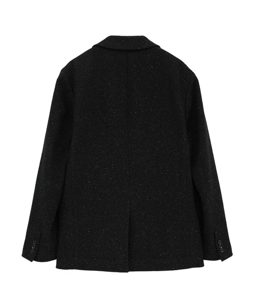 MEN'S BIGI(メンズビギ)の「シルクネップウール絡みジャケット(テーラードジャケット・メンズ・ブラック/ベージュ・04/03/02/01)」の3枚目の写真