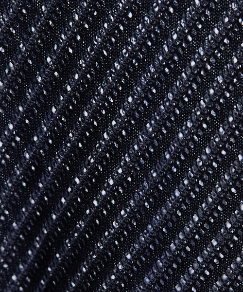 ABAHOUSE（アバハウス）の「【透かし編み】バイアス メッシュニットポロ / ニットシャツ（シャツ/ブラウス・メンズ・ブラック/イエロー/グリーン系その他・46/48）」の9枚目の写真