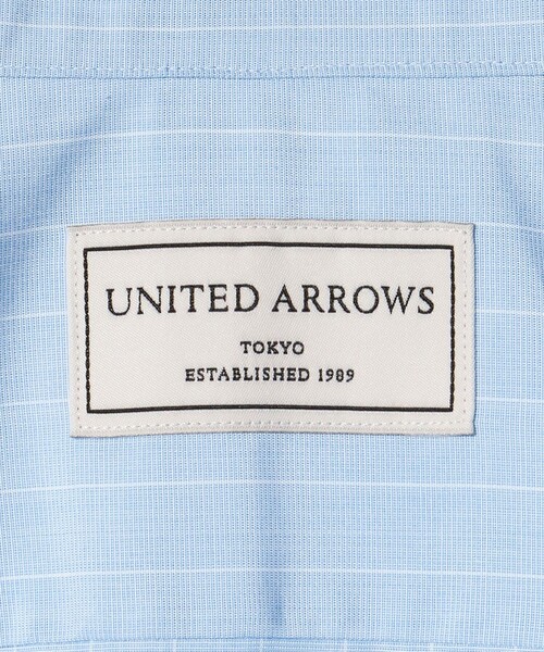 UNITED ARROWS(ユナイテッドアローズ)の「THOMAS MASON/トーマスメイソン エンドオンエンド ストライプ レギュラーカラー シャツ(ビジネスシャツ・メンズ・ライトブルー・41cm/40cm/38cm/39cm)」の7枚目の写真