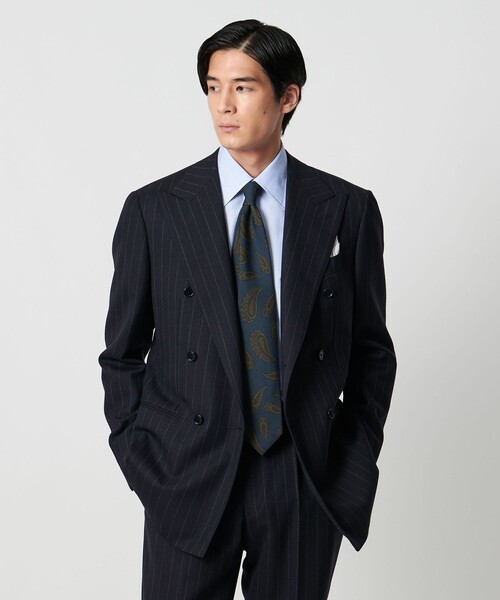 UNITED ARROWS(ユナイテッドアローズ)の「THOMAS MASON/トーマスメイソン エンドオンエンド ストライプ レギュラーカラー シャツ(ビジネスシャツ・メンズ・ライトブルー・41cm/40cm/38cm/39cm)」の10枚目の写真