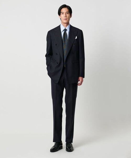 UNITED ARROWS(ユナイテッドアローズ)の「THOMAS MASON/トーマスメイソン エンドオンエンド ストライプ レギュラーカラー シャツ(ビジネスシャツ・メンズ・ライトブルー・41cm/40cm/38cm/39cm)」の11枚目の写真