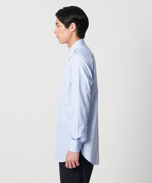 UNITED ARROWS(ユナイテッドアローズ)の「THOMAS MASON/トーマスメイソン エンドオンエンド ストライプ レギュラーカラー シャツ(ビジネスシャツ・メンズ・ライトブルー・41cm/40cm/38cm/39cm)」の13枚目の写真