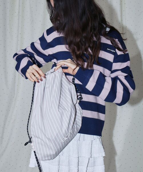 Winter Shopaeae SACK ナップサック　ブルーチェック Winter Shopaeae SACK ナップサック ブルーチェック ナップサック