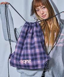 SEQUENZ（シークエンズ）の「＊新色追加【sqnz（エスキュンズ）】sqnz dairy 2way knapsack / ナップサック トートバック 2WAY ブランドロゴ チェック ストライプ（バックパック/リュック）」