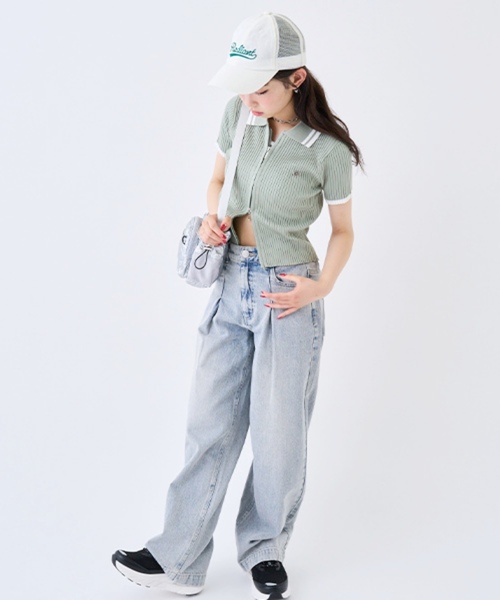 LOVETOXIC（ラブトキシック）の「【ラク軽】軽量ドローコードスニーカー（スニーカー・キッズ・ブラック/ホワイト・23-23.5cm/24-24.5cm/22-22.5）」の17枚目の写真