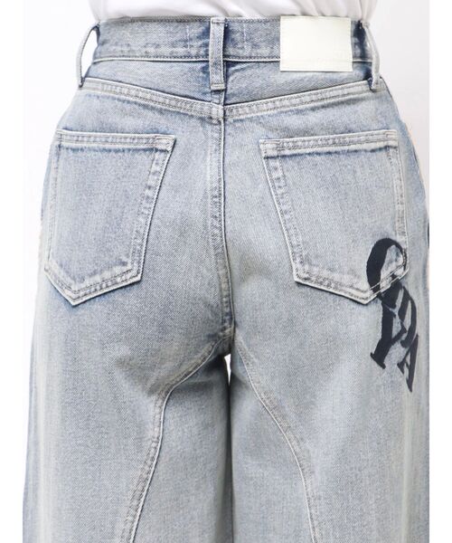 GYDA(ジェイダ)の「ハイウエストside slit GYDAワイドデニムパンツ(デニムパンツ・レディース・ブルー/ライトブルー・SMALL/MEDIUM)」の20枚目の写真