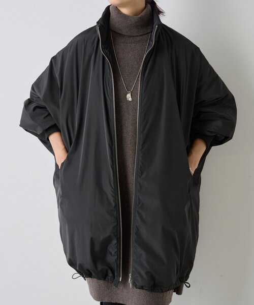 BEARDSLEY 中綿BIGポンチョコート ブラック 　¥35200 中綿BIGポンチョコート（ポンチョ）｜BEARDSLEY（ビアズリー）の