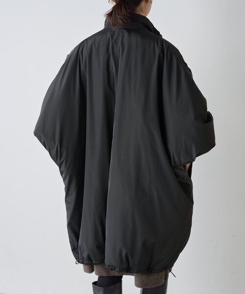 BEARDSLEY（ビアズリー）の「中綿BIGポンチョコート（ポンチョ・レディース・ブラック・FREE）」の20枚目の写真