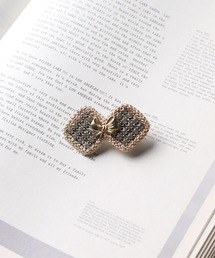 ARCHIVER（アーカイバ）の「【76】ゴールドリボンモチーフヘアクリップ　ヘアピン（バレッタ/ヘアクリップ・メンズ）」