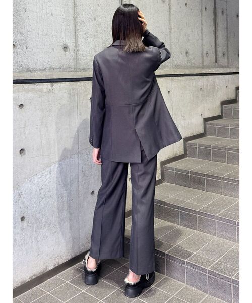 MURUA セットアップ セットアップ対応】サイドベルトパンツ（スラックス）｜MURUA