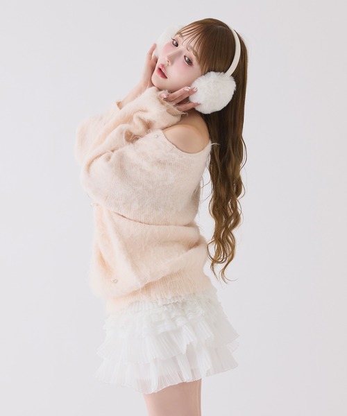 one after another NICE CLAUP(ワンアフターアナザーナイスクラップ)の「フェイクファーイヤーマフ(イヤーマフ・レディース・グレー/オフホワイト・FREE)」の10枚目の写真