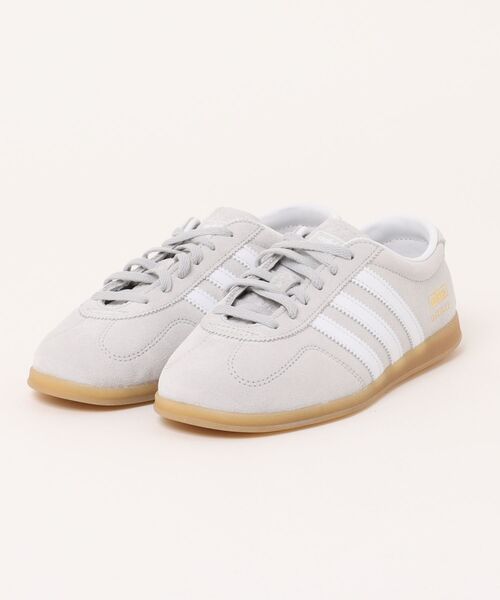 adidas(アディダス)の「ADIDAS アディダス GAZELLE LO PRO W ガゼル ロー プロ W JS4516 GREY/FTWR/GUM3(スニーカー・レディース・グレー・22.0cm/22.5cm/23.0cm/23.5cm/24.0cm/24.5cm/25.0cm/25.5cm/26.0cm)」の1枚目の写真