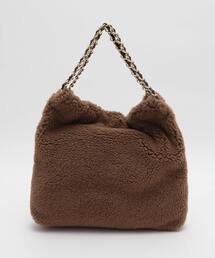 ◎新品タグ付◎A POINT ETC ◎ボアチェーンバッグ ADD CULUMN(アドカラム) PUFF - CROSSBODY CHAIN/チェーンバッグ