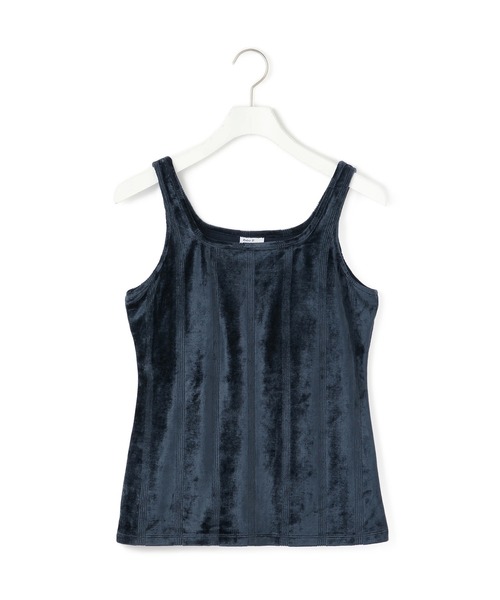 MILLER（ミラー）の「【Miller for ADAM ET ROPE'】別注 スクエアタンク（カップ付き）（タンクトップ・レディース・ネイビー/グリーン・FREE）」の13枚目の写真