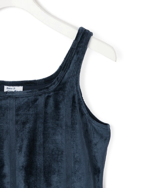 MILLER（ミラー）の「【Miller for ADAM ET ROPE'】別注 スクエアタンク（カップ付き）（タンクトップ・レディース・ネイビー/グリーン・FREE）」の16枚目の写真