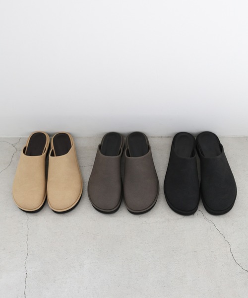 select MOCA（セレクトモカ）の「フェイクスエードスリッポン（スリッポン・レディース・ベージュ/ブラック/チャコールグレー・SMALL/MEDIUM/LARGE/X-LARGE）」の4枚目の写真