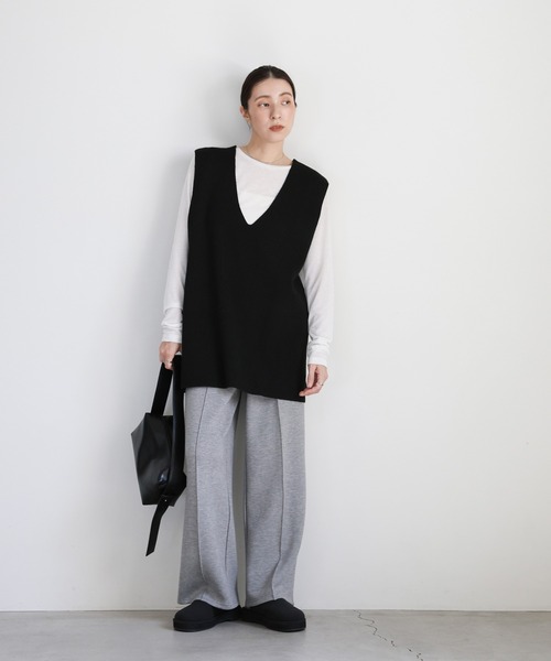 select MOCA（セレクトモカ）の「フェイクスエードスリッポン（スリッポン・レディース・ベージュ/ブラック/チャコールグレー・SMALL/MEDIUM/LARGE/X-LARGE）」の6枚目の写真