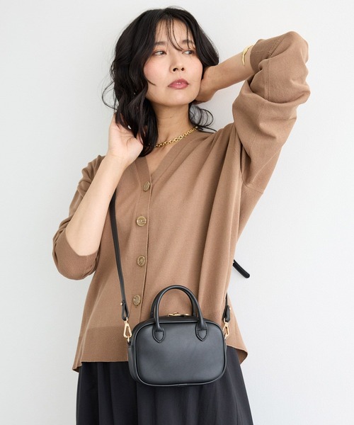 VELETTO（ベレット）の「BARNYARDSTORM / 【VELETTO(ヴェレット)】 / ミニスクエアショルダー（ショルダーバッグ・レディース・ブラック/ブラウン・FREE）」の2枚目の写真