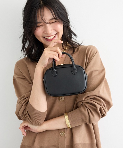 VELETTO（ベレット）の「BARNYARDSTORM / 【VELETTO(ヴェレット)】 / ミニスクエアショルダー（ショルダーバッグ・レディース・ブラック/ブラウン・FREE）」の11枚目の写真