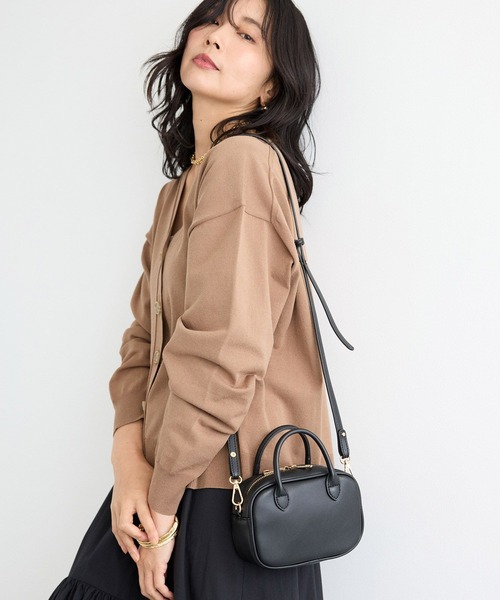 VELETTO（ベレット）の「BARNYARDSTORM / 【VELETTO(ヴェレット)】 / ミニスクエアショルダー（ショルダーバッグ・レディース・ブラック/ブラウン・FREE）」の12枚目の写真