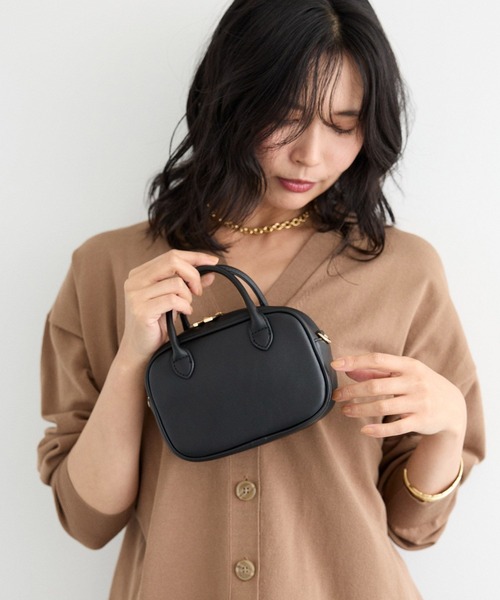 VELETTO（ベレット）の「BARNYARDSTORM / 【VELETTO(ヴェレット)】 / ミニスクエアショルダー（ショルダーバッグ・レディース・ブラック/ブラウン・FREE）」の14枚目の写真