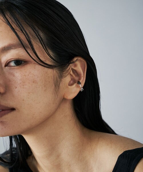 Jouete(ジュエッテ)の「イヤーカフス ナチュラルストーン(イヤーカフ・レディース・シルバー・FREE)」の5枚目の写真
