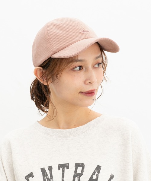 Honeys（ハニーズ）の「コーデュロイキャップ（キャップ・レディース・アイボリー/ピンク・FREE）」の18枚目の写真