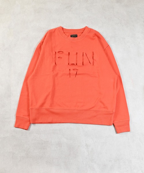 MARKEY'S（マーキーズ）の「ロゴダメージスウェット/おとな（スウェット・レディース・ライトグリーン/オレンジ/ホワイト系その他・170cm）」の14枚目の写真