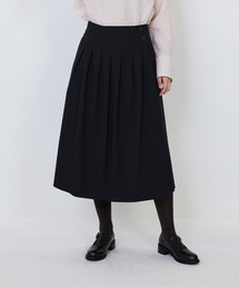 LOISIR ロワズィール プリーツフレアースカート黒 LOISIR ロワズィール プリーツフレアースカート黒 クラシカルフレア