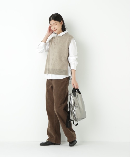 Healthy denim（ヘルシーデニム）の「◆【Healthy Denimコラボ】コーデュロイセミワイド（その他パンツ・レディース・ブラウン・SMALL/MEDIUM/LARGE）」の5枚目の写真