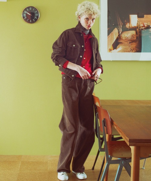 Healthy denim（ヘルシーデニム）の「◆【Healthy Denimコラボ】コーデュロイセミワイド（その他パンツ・レディース・ブラウン・SMALL/MEDIUM/LARGE）」の19枚目の写真