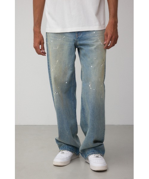 AZUL by moussy(アズールバイマウジー)の「AZUL DENIM スーパーバギー(デニムパンツ・メンズ・ライトブルー・MEDIUM/LARGE)」の1枚目の写真