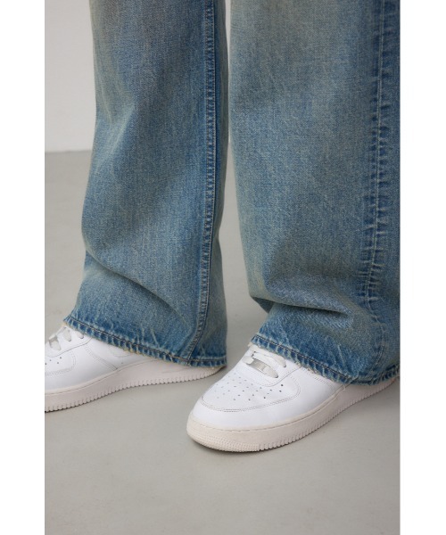 AZUL by moussy(アズールバイマウジー)の「AZUL DENIM スーパーバギー(デニムパンツ・メンズ・ライトブルー・MEDIUM/LARGE)」の12枚目の写真