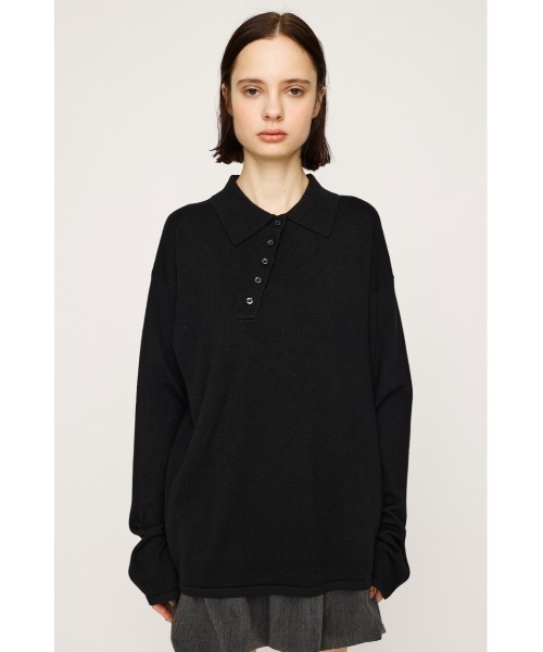 HG KNIT ASYMMETRY TOPS ハイゲージ ニット アシンメトリー