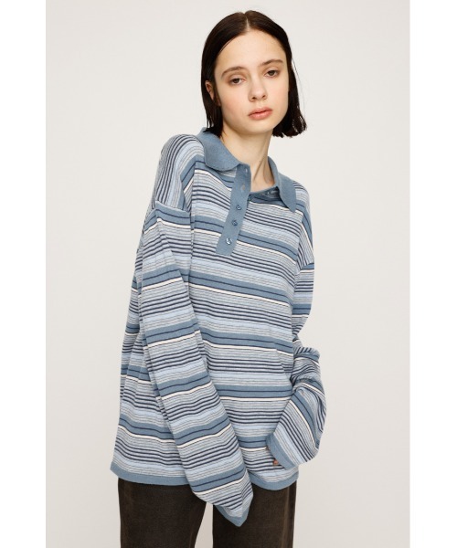 HG KNIT ASYMMETRY TOPS ハイゲージ ニット アシンメトリー セール】HG KNIT ASYMMETRY TOPS ハイゲージ ニット アシンメトリー