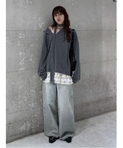 HG KNIT ASYMMETRY TOPS ハイゲージ ニット アシンメトリー HG KNIT ASYMMETRY TOPS ハイゲージ ニット アシンメトリー