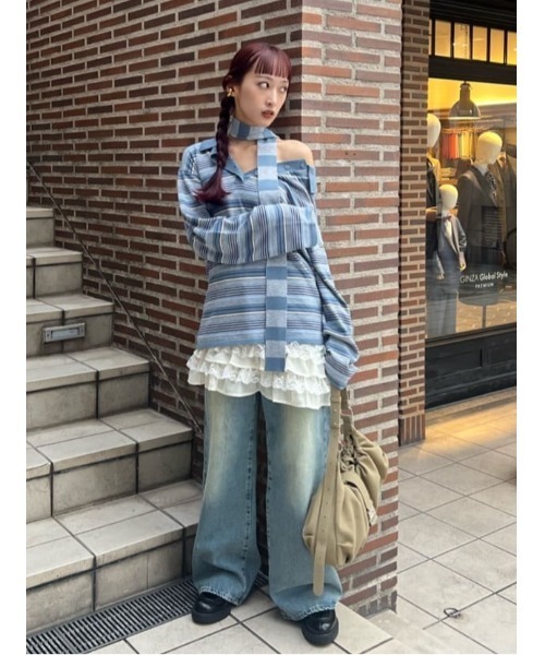 HG KNIT ASYMMETRY TOPS ハイゲージ ニット アシンメトリー HG KNIT ASYMMETRY TOPS ハイゲージ ニット アシンメトリー