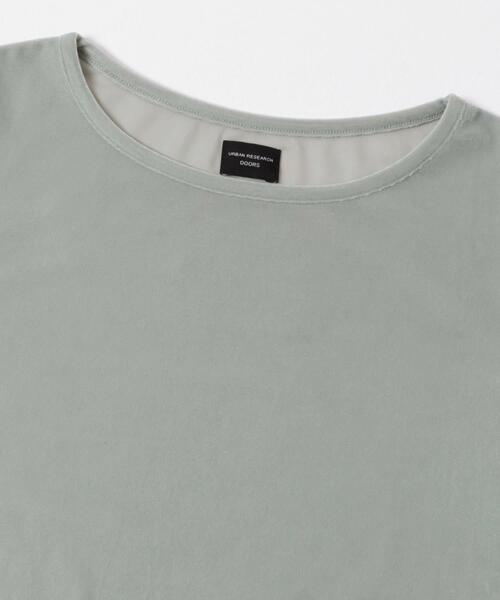 URBAN RESEARCH DOORS（アーバンリサーチドアーズ）の「シアーベロアプルオーバー（Tシャツ/カットソー・レディース・ミント/ブラック/ブラウン・MEDIUM）」の15枚目の写真