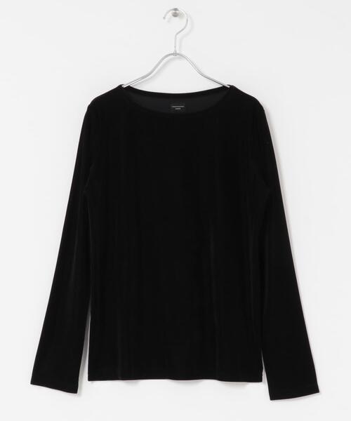 URBAN RESEARCH DOORS（アーバンリサーチドアーズ）の「シアーベロアプルオーバー（Tシャツ/カットソー・レディース・ミント/ブラック/ブラウン・MEDIUM）」の21枚目の写真